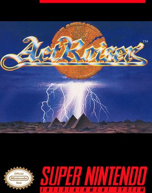 ActRaiser SNES front cover