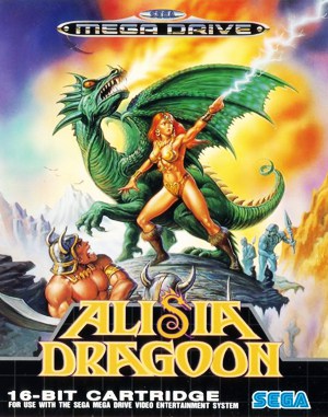 Alisia Dragoon Sega Genesis front cover