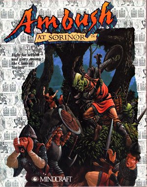 Ambush at Sorinor DOS front cover