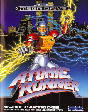 Atomic Runner Sega Genesis front cover