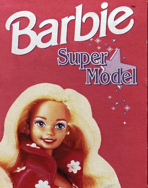 Barbie Super Model DOS front cover