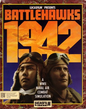 Battlehawks 1942 DOS front cover