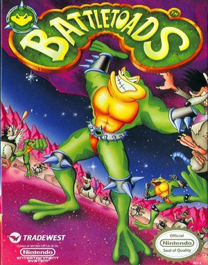 Battletoads NES  front cover