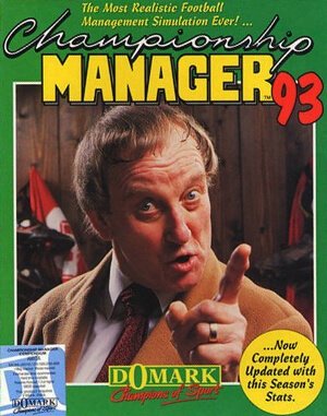 Championship Manager 93-94 DOS front cover