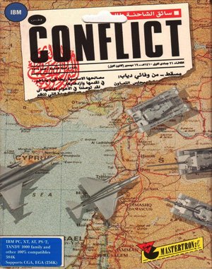 Conflict: Middle East Political Simulator DOS front cover