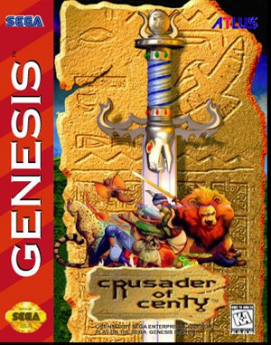 Crusader of Centy Sega Genesis front cover