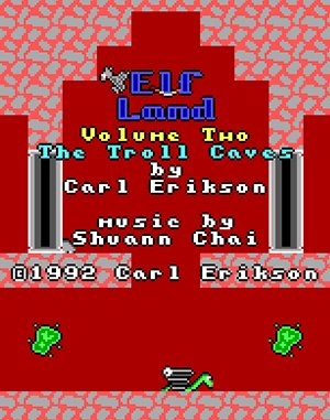 ElfLand: Volume Two – The Troll Caves DOS front cover