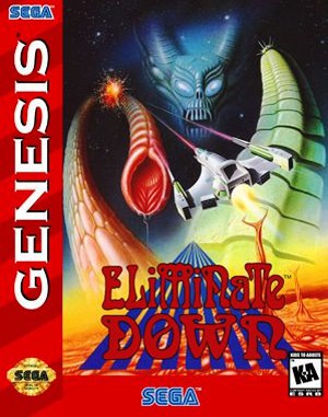 Eliminate Down Sega Genesis front cover