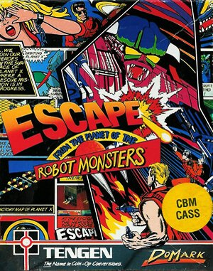 Escape from the Planet of the Robot Monsters DOS front cover