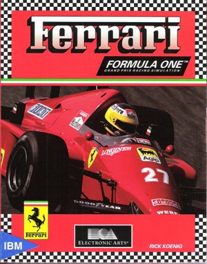 Ferrari Formula One DOS front cover