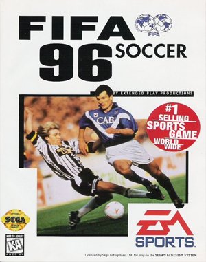 FIFA Soccer ’96 DOS front cover