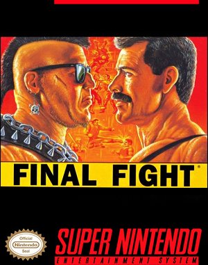 Final Fight SNES front cover