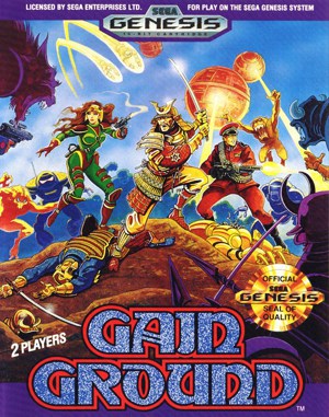 Gain Ground Sega Genesis front cover