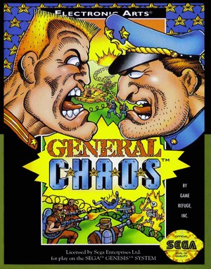 General Chaos Sega Genesis front cover