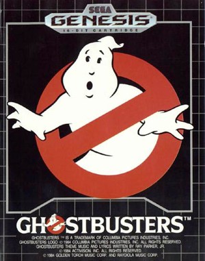 Ghostbusters Sega Genesis front cover