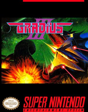 Gradius III SNES front cover