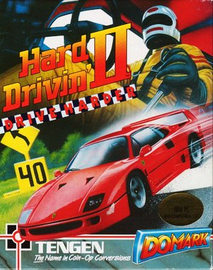 Hard Drivin’ II DOS front cover