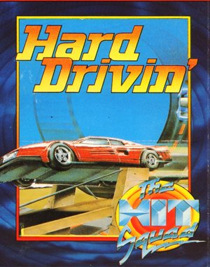 Hard Drivin’ DOS front cover