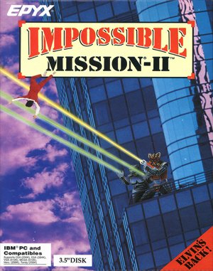 Impossible Mission II DOS front cover