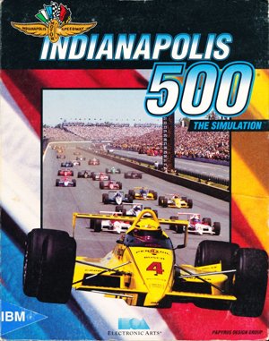 Indianapolis 500: The Simulation DOS front cover