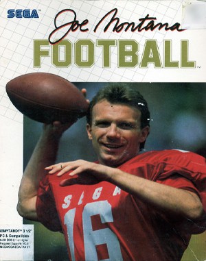 Joe Montana Football DOS front cover