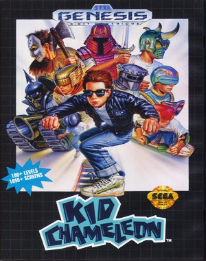 Kid Chameleon Sega Genesis front cover