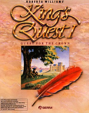 King’s Quest I: Quest for the Crown DOS front cover