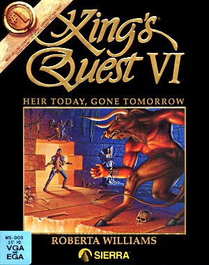 King’s Quest VI: Heir Today, Gone Tomorrow DOS front cover