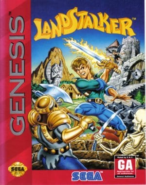 Landstalker: Treasure of King Nole Sega Genesis front cover