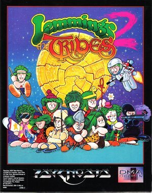 Lemmings 2 – The Tribes DOS front cover