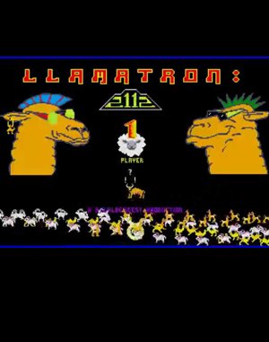 Llamatron: 2112 DOS front cover