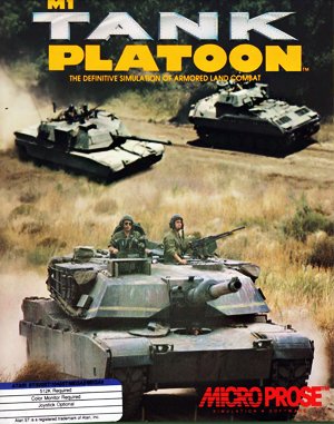 M1 Tank Platoona DOS front cover