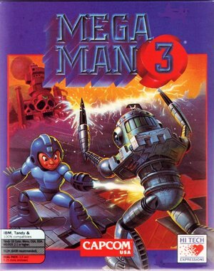 Mega Man 3 – The Robots are Revolting DOS front cover