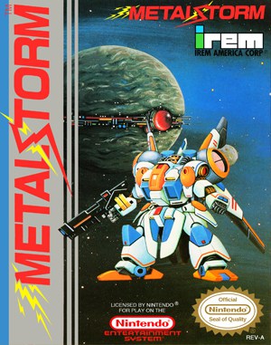 Metal Storm NES  front cover