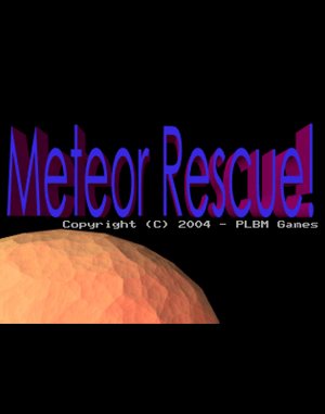 Meteor Rescue DOS front cover