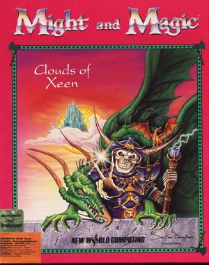 Might and Magic: Clouds of Xeen DOS front cover