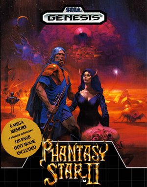 Phantasy Star II Sega Genesis front cover