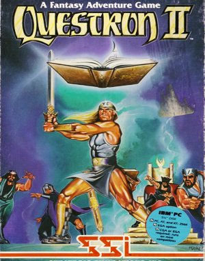 Questron II DOS front cover