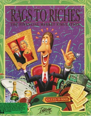 Rags to Riches: The Financial Market Simulation DOS front cover