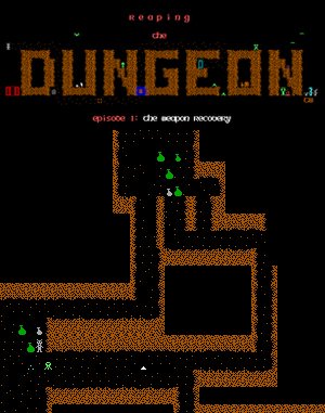 Reaping the Dungeon DOS front cover