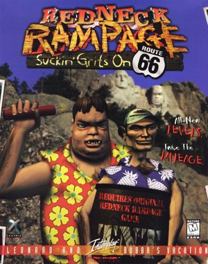 Redneck Rampage: Suckin’ Grits on Route 66 DOS front cover