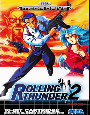 Rolling Thunder 2 Sega Genesis front cover