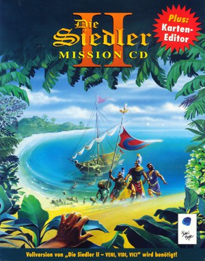 The Settlers II: Mission CD DOS front cover