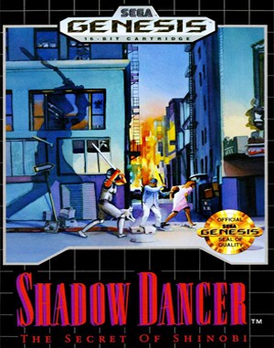 Shadow Dancer: The Secret of Shinobi Sega Genesis front cover