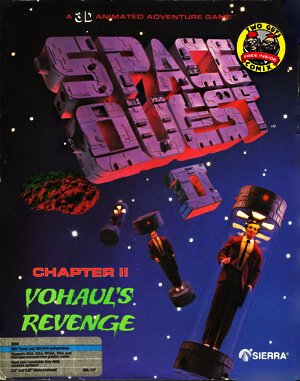 Space Quest II: Chapter II – Vohaul’s Revenge DOS front cover