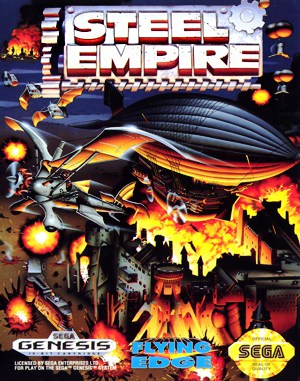 Steel Empire Sega Genesis front cover