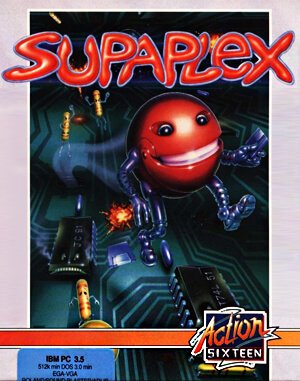 Supaplex DOS front cover