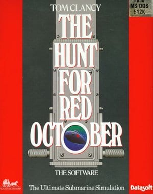 The Hunt for Red October DOS front cover