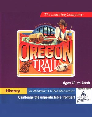 The Oregon Trail 1.2 DOS front cover