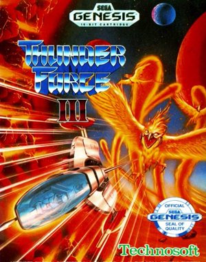 Thunder Force III Sega Genesis front cover